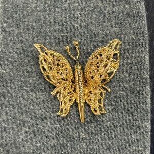 Monet Butterfly Brooch
